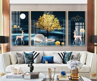 File tranh Tranh treo pha lê gương FT47794 (file gốc) chuẩn màu in