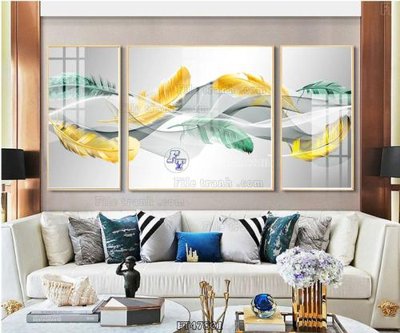 File in mica Tranh treo pha lê gương FT47801 (bản gốc) sắc sảo