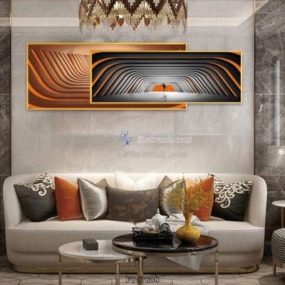 File gốc Tranh treo pha lê gương FT47808 (trang trí) phòng ngủ