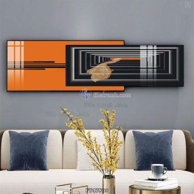 File gốc Tranh treo pha lê gương FT47809 (in 3D) nghệ thuật