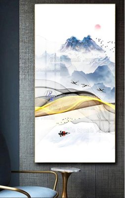 File gốc File tranh hiện đại pha lê gương FT499 (PSD/TIFF) độ phân giải cao