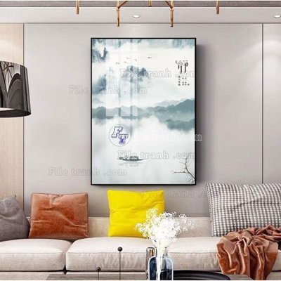 Download file gốc File tranh hiện đại pha lê gương FT503 (in lụa) nghệ thuật