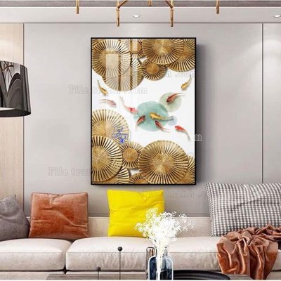 File ảnh gốc File tranh hiện đại pha lê gương FT529 (chuyên in mica)