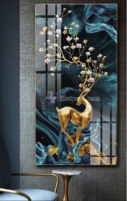 Download file tranh PSD File tranh hiện đại pha lê gương FT542 để chỉnh sửa