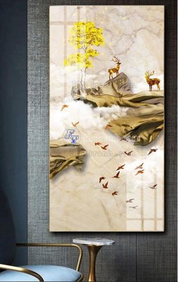 File in mica File tranh hiện đại pha lê gương FT547 (bản gốc) sắc sảo