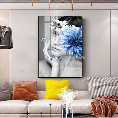 Tải file File tranh hiện đại pha lê gương FT576 (PSD) cho in ấn quảng cáo