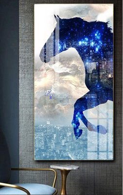 File gốc File tranh hiện đại pha lê gương FT592 (in lụa) trang trí tường