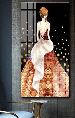 File tranh File tranh hiện đại pha lê gương FT596 (ảnh gốc) in trần xuyên sáng