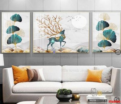 File gốc File tranh hiện đại pha lê gương FT60000 (AI/EPS) cho in ấn