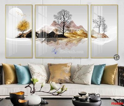 Tải file File tranh hiện đại pha lê gương FT60009 (gốc) làm file tranh quảng cáo