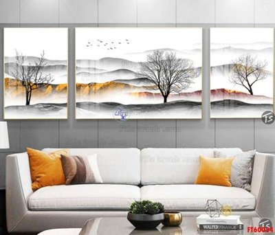 File tranh File tranh hiện đại pha lê gương FT60024 (gốc) in film