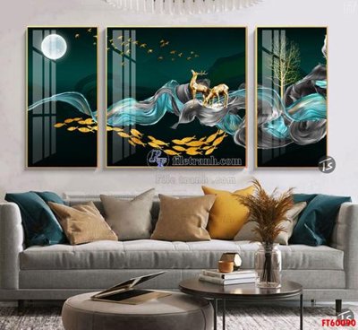 File tranh File tranh hiện đại pha lê gương FT60090 (ảnh gốc) độ nét vượt trội