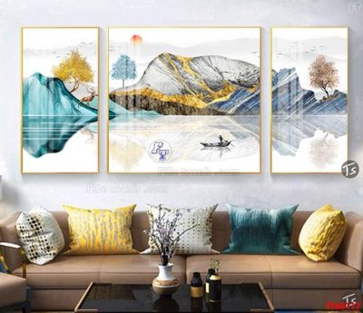 File ảnh File tranh hiện đại pha lê gương FT60117 (gốc) in backdrop sự kiện