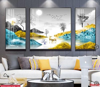 Tệp tin gốc File tranh hiện đại pha lê gương FT60150 (chất lượng cao) File tranh hiện đại pha lê gương FT60150