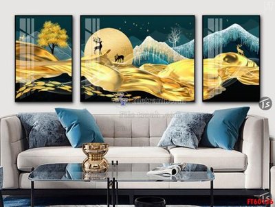 Chi tiết file gốc File tranh hiện đại pha lê gương FT60156 (cho in tráng gương)