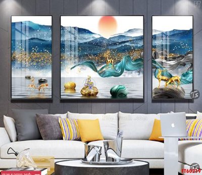 Tải file File tranh hiện đại pha lê gương FT60219 (ảnh gốc) file TIFF