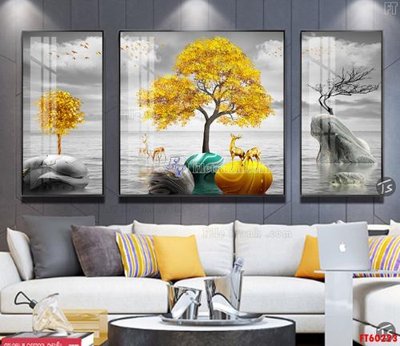 Download file File tranh hiện đại pha lê gương FT60223 (chuẩn in) chất lượng cao