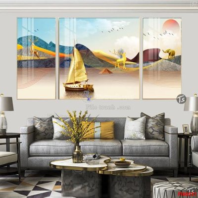 Tải file gốc File tranh hiện đại pha lê gương FT60251 (để in lụa)