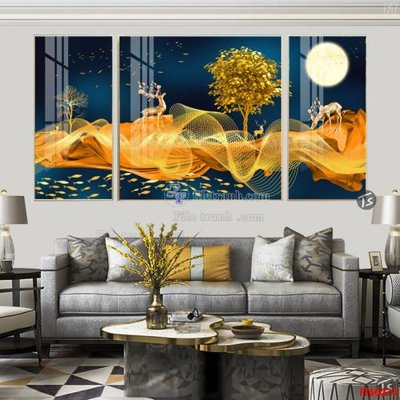 File tranh gốc File tranh hiện đại pha lê gương FT60274 (sắc nét từng chi tiết)