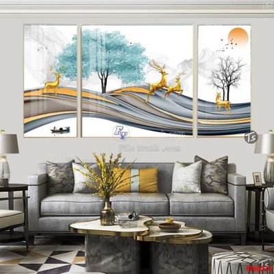 File gốc File tranh hiện đại pha lê gương FT60275 (bản quyền) cho in ấn