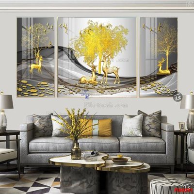 File gốc File tranh hiện đại pha lê gương FT60291 (PNG) trong suốt (transparent)