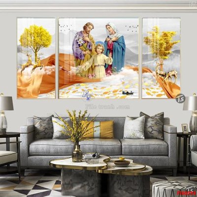 File tranh File tranh hiện đại pha lê gương FT60294 (bản gốc) treo tường