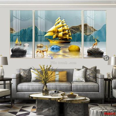 Tải file File tranh hiện đại pha lê gương FT60315 (ảnh gốc) file AI/EPS