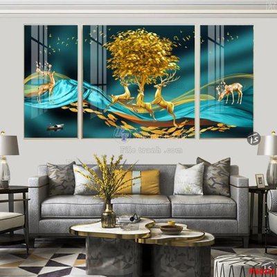 Tải file File tranh hiện đại pha lê gương FT60334 (ảnh gốc) file AI/EPS