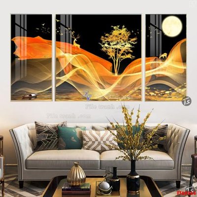 File gốc File tranh hiện đại pha lê gương FT60364 (PSD/TIFF) độ phân giải cao