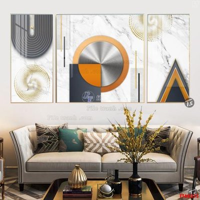 File in mica File tranh hiện đại pha lê gương FT60375 (bản gốc) sắc sảo