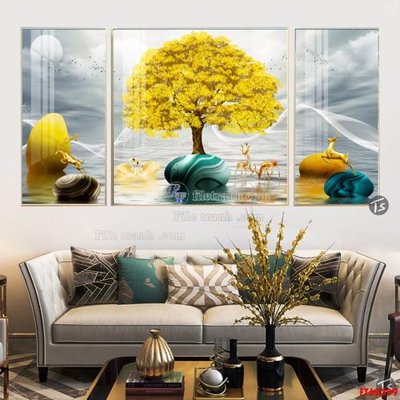 Download file gốc File tranh hiện đại pha lê gương FT60399 (dùng cho in ấn)