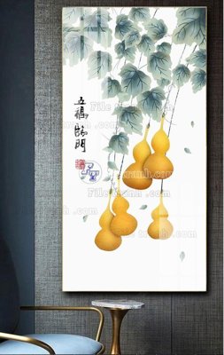 File tranh File tranh hiện đại pha lê gương FT610 (gốc) chủ đề tĩnh vật