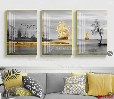 File gốc Tranh treo pha lê gương FT 61017 (in lụa) chi tiết cao