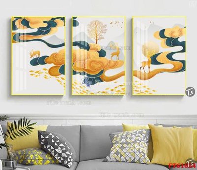 Tải file gốc Tranh treo pha lê gương FT 61054 (in khổ lớn) không mờ