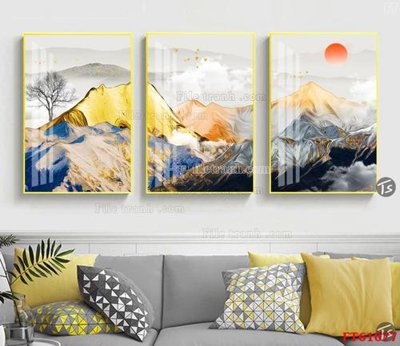 Tải file gốc Tranh treo pha lê gương FT 61077 (in khổ lớn) không mờ