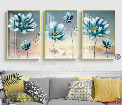 File gốc Tranh treo pha lê gương FT 61078 (in lụa) cao cấp