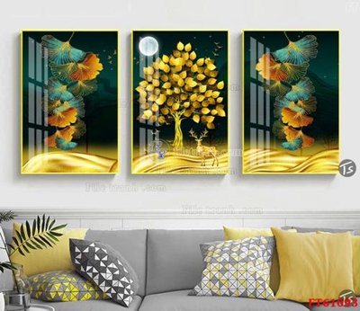 Hình ảnh file gốc Tranh treo pha lê gương FT 61093 (chất lượng cao)