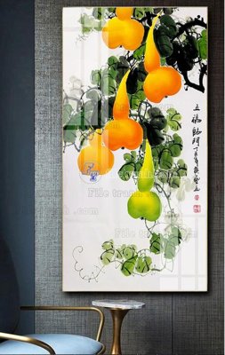 File tranh gốc File tranh hiện đại pha lê gương FT611 (bản quyền) file PSD