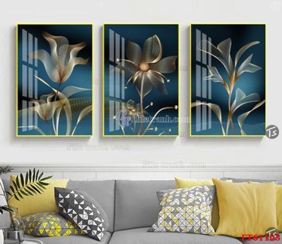 File gốc in ấn Tranh treo pha lê gương FT 61103 chất lượng vượt trội