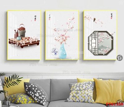 File gốc Tranh treo pha lê gương FT 61109 (chuẩn CMYK) cho nhà in