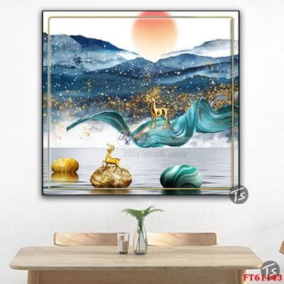 Download file gốc Tranh treo pha lê gương FT 61143 (in lụa) nghệ thuật