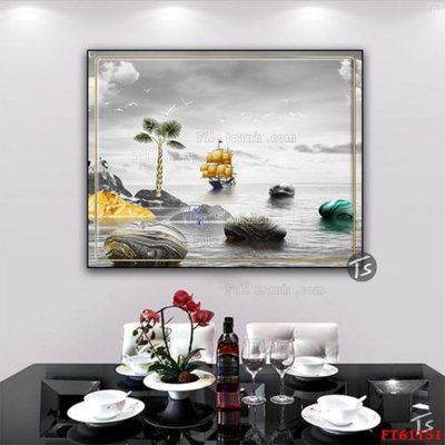 File tranh Tranh treo pha lê gương FT 61151 (ảnh gốc) chi tiết rõ ràng