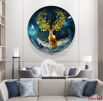 File tranh gốc PSD Tranh treo pha lê gương FT 61202 còn nguyên layer