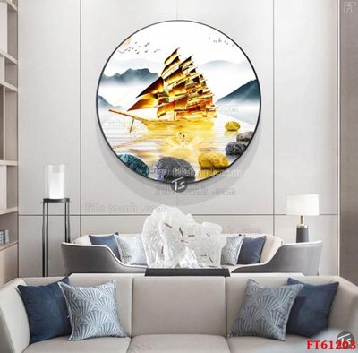 File gốc Tranh treo pha lê gương FT 61203 (PNG) nền trong suốt