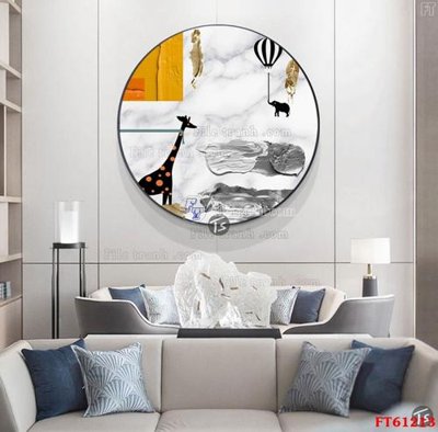 File ảnh Tranh treo pha lê gương FT 61213 (gốc) in standee