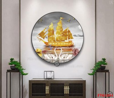 File tranh Tranh treo pha lê gương FT 61241 (ảnh gốc) độc quyền