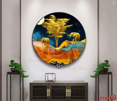 File gốc Tranh treo pha lê gương FT 61253 (cho in ấn) độc quyền