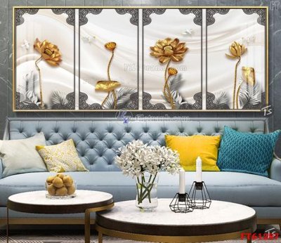 File gốc Tranh treo pha lê gương FT 61287 (trang trí) phòng ngủ