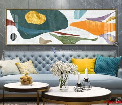 File tranh gốc Tranh treo pha lê gương FT 61309 chủ đề hiện đại