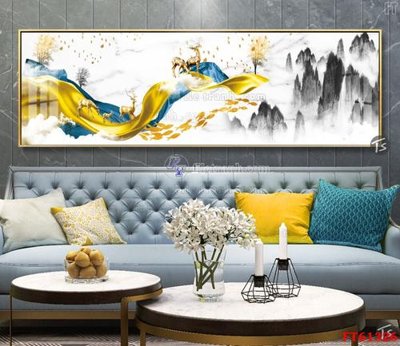 File gốc Tranh treo pha lê gương FT 61326 (phiên bản chuẩn) để in ấn